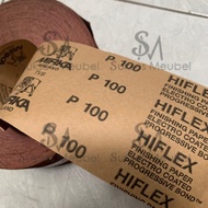 Kertas Amplas | Hiflex - 100 Amplas Merah Kertas Roll Mirka Hiflex