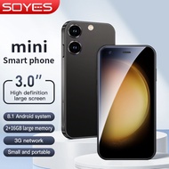 2024ใหม่ SOYES สมาร์ทโฟน XS20 PRO MINI สองซิมจอแสดงผล3.0นิ้ว Quad Core 2GB RAM 16GB รองรับบลูทูธ WiFi Android 8.1โทรศัพท์มือถือ