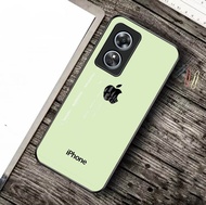 Softcase Glass Kaca OPPO A17 [M274] Logo Apple - Casing HP - kesing HP OPPO A17 - Case HP OPPO A17 - Case OPPO A17 - Casing HP OPPO A17 -  OPPO A17 - Sarung HP OPPO A17 - Custom Case - Casing OPPO A17 - Kesing Dreamcase