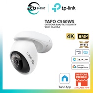 TP-Link Tapo C560WS Outdoor Pan/Tilt Security Wi-Fi Camera 4K 8MP Wi-Fi 6 IP66 Starlight Color Night