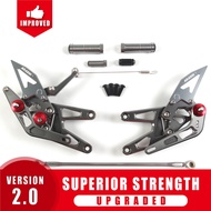 Arashi Yzf-r6 Cnc Adjustable Footrest For Yamaha Yzf R6 2003 2004 2005 Foot Pegs Rider Rear Sets Rea