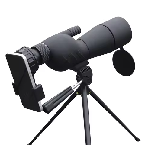 25-75x60 HD Spotting Scope Powerful Monocular Zoom Telescope Prism Waterproof for Birdwatching Targe