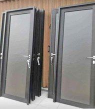 Pintu Aluminium Acp (Aluminium composite panel) Swing door Aluminium ukuran 80cm x 200Cm pintu Anti air anti rayap