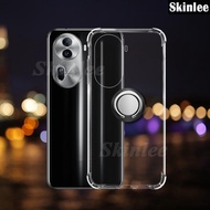 New Design Case For OPPO Reno 11 Pro 11F Case Clear Soft Cases Stand Ring Airbag Protection Cases for OPPO Reno 11 Back Cover