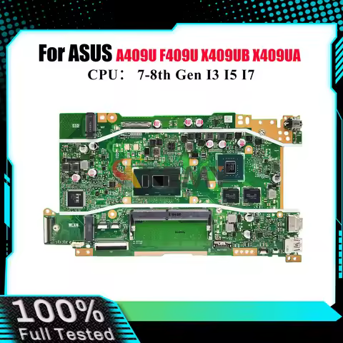 X409UB Laptop Motherboard For ASUS VivoBook F509U X409U X509UB A409U A509U X509UA X509UJ F409U Mainb