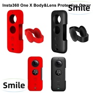 SMILE Lens Protective , Shockproof Camera Accessories Camera Lens Protector, Replacement Action Camera Anti-Scratch Camera Body  for Insta360 one X
