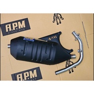 READY STOCK# THAILAND APM CUTTING STANDARD EXHAUST VESPA SPRINT/ PRIMAVERA 150 EURO 4/ EURO5