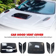 OM 3Pcs/Set Universal Car Air Flow Intake Hood Scoop Vent Bonnet Decorative Covers Center Side Air O