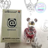 Medicom Toy Bearbrick 100% Series 44 Be@rbrick 積木 公仔 鹹蛋超人(電鍍版)