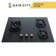 TECNO GAS HOB - 3 BURNERS T23TGSV-MATTE BLACK