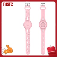 MSRC Silicone Children Watch Band Wristband Lightweight GPS Tracker Protector Safe Soft Kid Watch Bracelet for Apple Air Tag