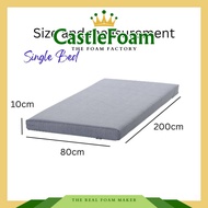 ÅGOTNES Foam Mattress (Single 80cm X 200cm/ Super Single 90cm X 200cm/ Queen 150cm x 200cm) Thickness 10cm