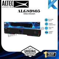 ALTEC LANSING ALGS9805 RGB Sound Bar Speaker 3.5mm Audio Jack & USB