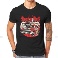 Rockabilly Men Clothing | Men's Rockabilly Shirt | T-shirts Rock Roll Men - Summer XS-6XL