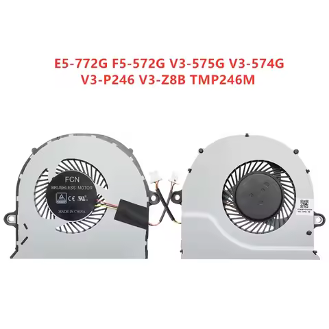 Brand New Original Laptop CPU Cooling Fan For ACER E5-772G F5-572G V3-575G V3-574G V3-P246 V3-Z8B TM