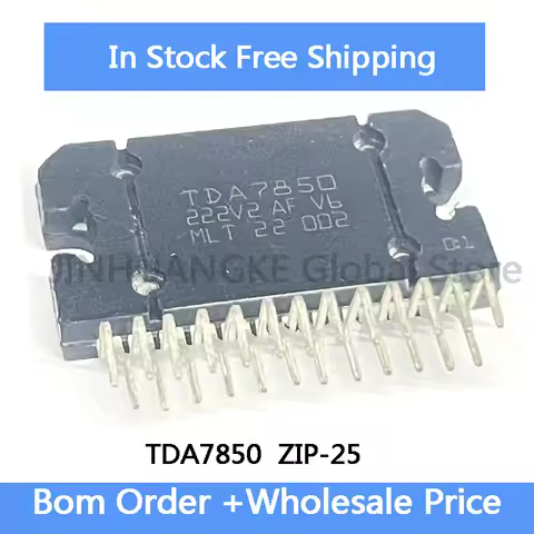 2Pcs New Original TDA7850 7850 ZIP-25 Audio Amplifier IC Chip In Stock Wholesale