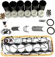 6HH1 8.2L Engine Overhaul Rebuild Kit Compatible for Isuzu FSR700 FSS33 FRR550 FVR900 FTS750 Trucks 
