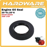 Honda Engine Oil Seal Engine Pump GX160 GX200 168F 5.5hp 6.5hp 7hp 7.5hp 8hp 25X41.25x6