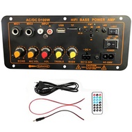 แอมป์จิ๋วแรงๆ D11 D20 D100 220V 12V 24V 900W Bluetooth 5.0เครื่องขยายเสียงซับวูฟเฟอร์ Dual ไมโครโฟนเ
