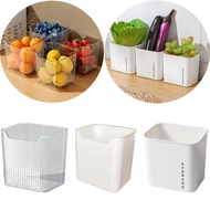 FREEYIO785 Refrigerator Storage Box, Thicken Multifunctional Fridge Organizer Rack,  Stackable Large