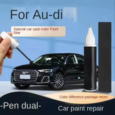 Paint Suitable for Audi A3 A4L A6 Q3 Q5L Touch-up Pen Origin Glacier White Ibis Black Scratch Repair