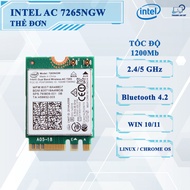 INTEL WIFI CARD AC 7265 – WIFI 5 867Mbps + BLUETOOTH 4.2 for Laptop / Pc