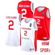 GILGEOUS ALEXANDER CANADA 2 BASKETBALL jersey
