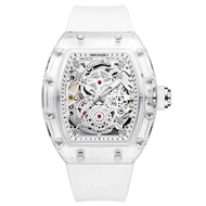 Official website genuine goods Bugatti transparent Richard hollow automatic mechanical watch wine ba