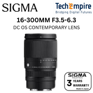 SIGMA 16-300MM F3.5-6.7 DC OS Contemporary Lens for SONY E-mount / Fujifilm X-Mount / Canon RF-Mount