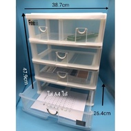 4-Layer Drawer Box 5 Compartments CK-555 Can Hold A4 Has A Live Broadcast Press To See The Past.