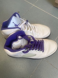 Nike Air Jordan 5 白色紫色運動鞋