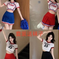 Korean Girl Group Stage Costume Cheerleading Costume Student Group Games Cheerleading Jazz Dance Cos