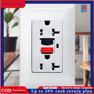 MOMO 2-Gang GFCI Duplex Safety Outlet 20A 250v Universal Outlet With Ground