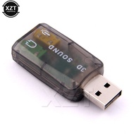 [Best A]✩✫✬ 10pcs/lot V5.1 3D USB to 3D Audio USB External Sound Card Adapter 5.1 Channel Sound Professional Microphone 3.5mm input ✬✫✩