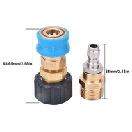 【2026new】M22F M22M Quick Release Coupler Adapter 22mm 14mm High Pressure Washer Hose