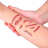Wound Scar Tattoo Sticker Tattoo Stickerbuatan