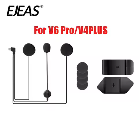 EJEAS V6 PRO+ /V4 Plus Motorcycle Intercom InterphoneVnetphone Intercom Accessories Type c Plug Earp