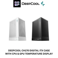 DEEPCOOL CH170 Digital Vertical ITX Case with Multiple Data Point Display