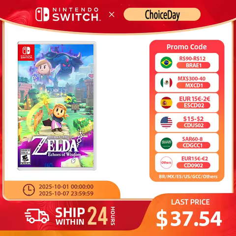 The Legend of Zelda Echoes of Wisdom - Nintendo Switch Games Cartridge Physical Card for Switch OLED