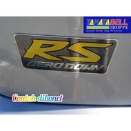 Emblem RS Aerodown Move L9/emblem rs aerodown/daihatsu move/perodua kenari move