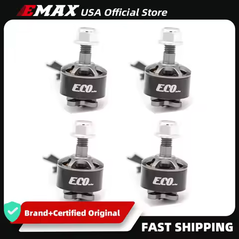 Emax Official 4PCS ECO Micro Series 1407 2~4S 2800KV 3300KV 4100KV Brushless Motor For FPV Racing RC