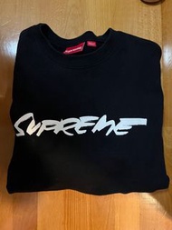 Supreme Futura Logo sweater Box hoodie  M black tee