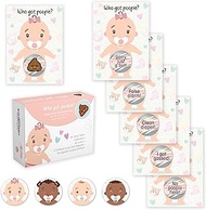 Party Hearty Baby Shower Games for Girl, 66 Poopie Emoji Scratch Off Lottery Tickets, Baby Games Ide