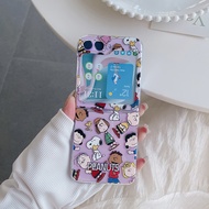 เคสกันน้ำน่ารักบางปลอกสำหรับ Samsung Galaxy Z Flip5ป้องกันการตก Samsung Z Flip5 Flip Z 5ปกป้องเคสโทร