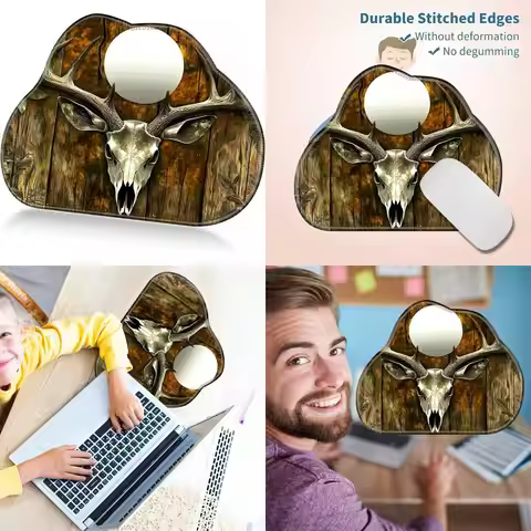 Anti-Slip Desk Mat for Cloud Computer Mouse, 11.8 x 9.45, Laptop Keyboard Protector, Gaming Setup Ac