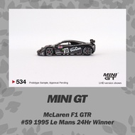 MINIGT MGT534 MINIGTR F1GTR Le MGT534 Hours 1995 Champion Car Alloy Car Model
