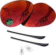 Polycarbonate Replacement Lenses &amp; Rubber Kits for RayBan Aviator RB3025 58mm Sunglasses