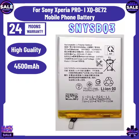 High-Quality Battery SNYSBQ3 4500mAh for Sony Xperia PRO- I XQ-BE72 Mobile Phone Battery