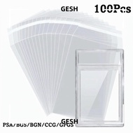 GESH 100 Sheets PSA BGS Slab Sleeve, Strong Durable PSA BGS Card Brick Film,  Waterproof Transparent