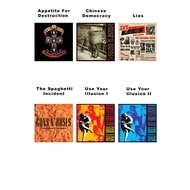 CD-R Guns N Roses [ Multiple Albums Selection ]
